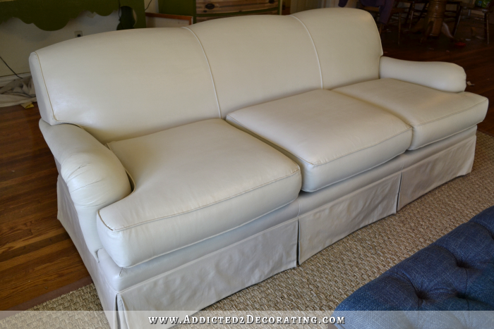 I Painted My Sofa! (Before & After) Addicted 2 Decorating®