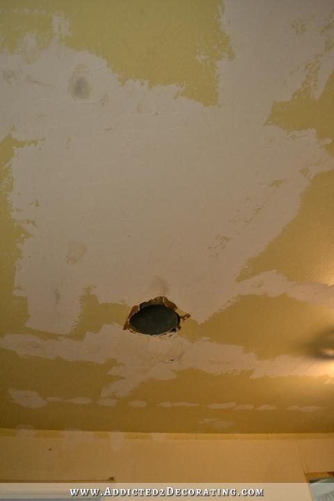 repaired ceiling