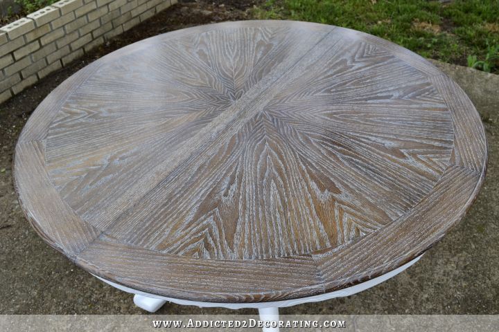 Cerused Oak Dining Table (Table Makeover) – Finished!