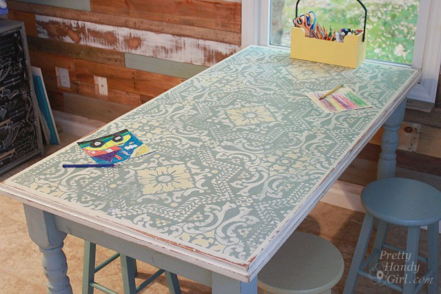 dining table makeover - after - pretty handy girl