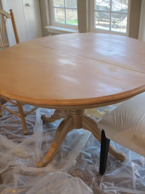 dining table makeover - before - simple details blog