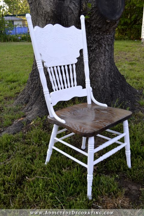 Pressback Dining Chair Makeover – Before and After
