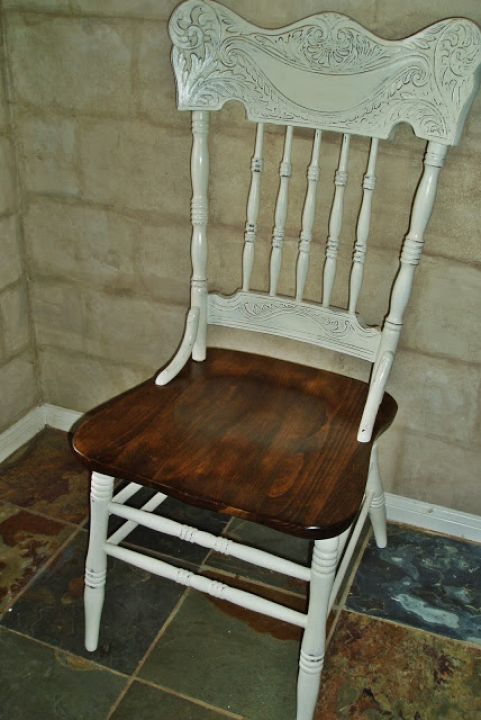 pressback chair makeover from houston faux finishes