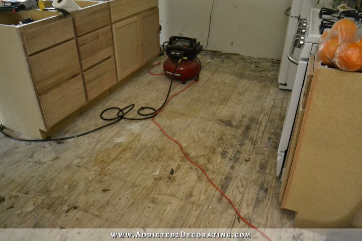 remodeling depression - kitchen floors