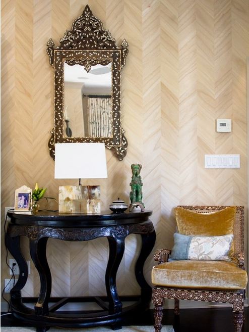 chevron -- wallpaper, via Houzz