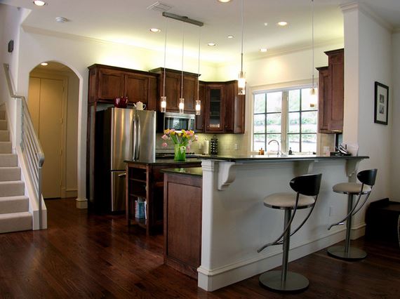 kitchen breakfast bar - John Lively & Associates, via Houzz