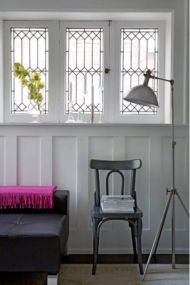 wainscoting option - board and batten, via houzz