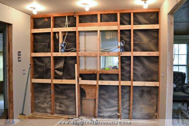 wall of cabinets -- cabinet installation - 1