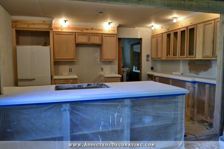 Full View Of The Kitchen (Plus, Second-Guessing My Cabinet Color Choice & Other Randomness)