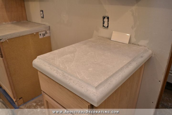 My Finished DIY Concrete Countertops (Finishing Steps, Total Cost & Final Thoughts)