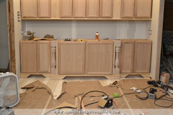 diy decorative cabinet feet for stock cabinets - addicted 2 decorating®