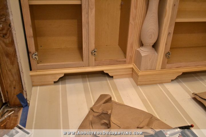 Diy Decorative Cabinet Feet For Stock Cabinets Addicted 2 Decorating