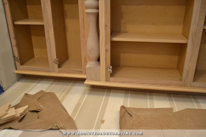 Make your own decorative feet for stock cabinets - 5