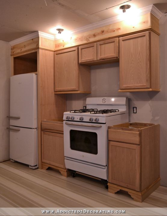 Refrigerator/Range Wall Build Complete (Plus Details On My Recessed Refrigerator Enclosure)