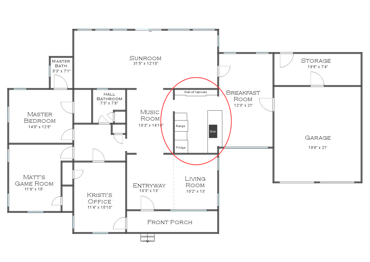 new kitchen floor plan 6-2014