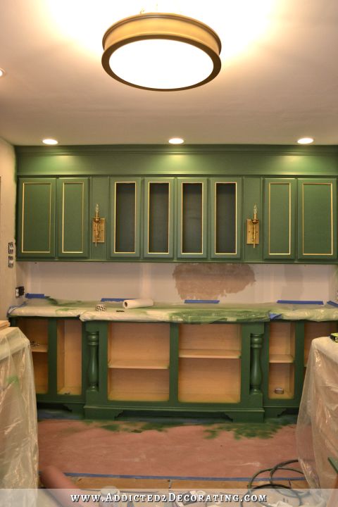 bottom cabinets painted 7