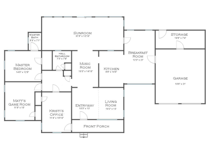 house floor plan - july 2014