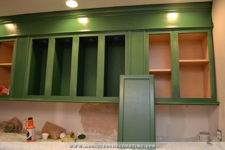 painting unfinished oak kitchen cabinets 10