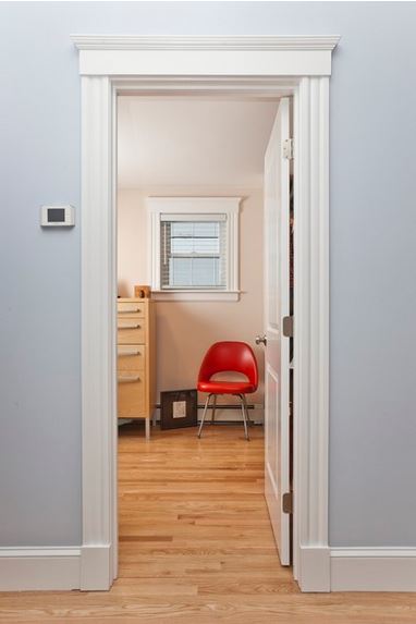 door trim idea - Boston Green Design, via Houzz