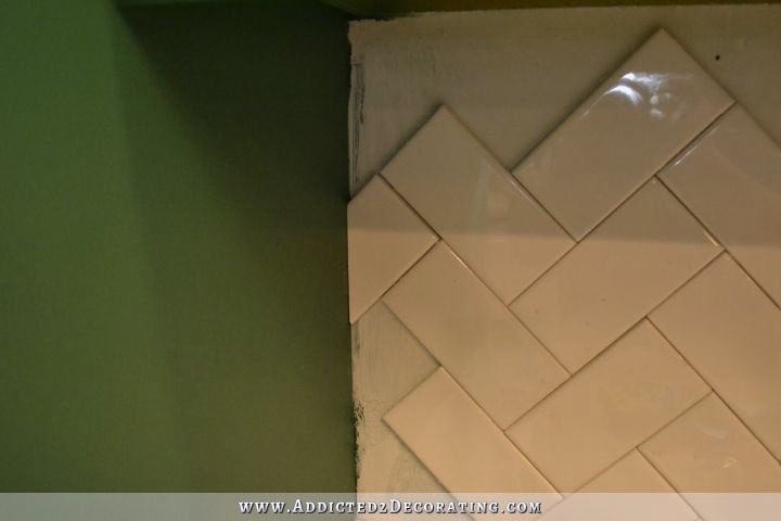 herringbone subway tile backsplash 14