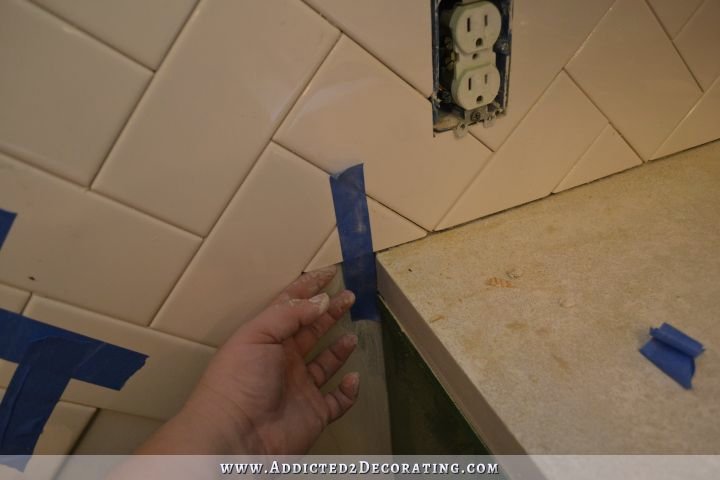 herringbone subway tile backsplash 20