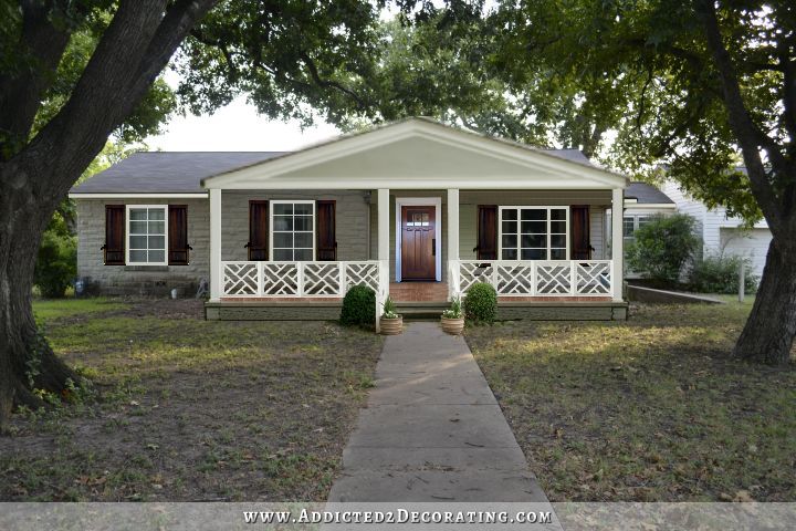 Possible Front  Porch  Design  Plans  Addicted 2 Decorating 