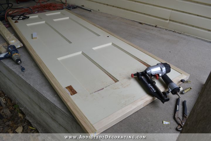 Make DIY barn style rolling doors