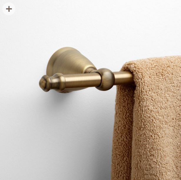 dolce towel bar from signature hardware