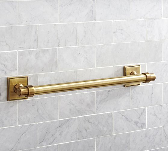 A Towel Bar As A Door Pull (Would It Work?)