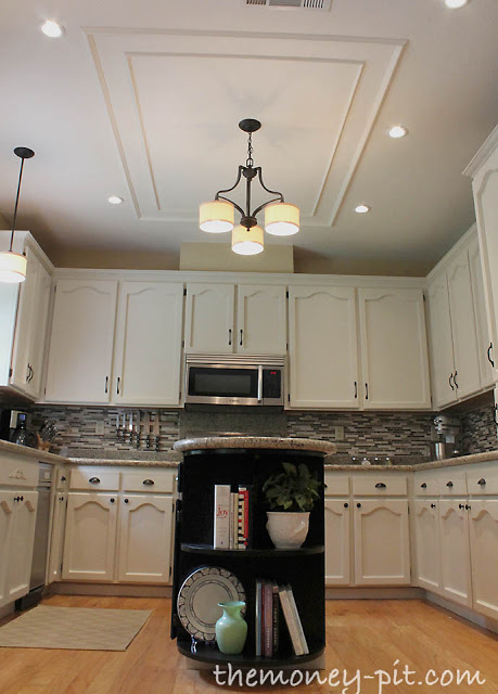 trim ideas - add trim to ceiling, from The Kim Six Fix