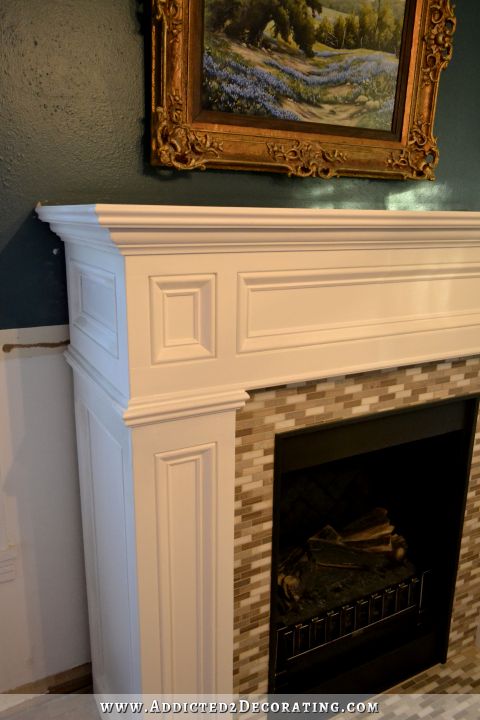 Fireplace makeover - from Craftsman to Traditiona - 3