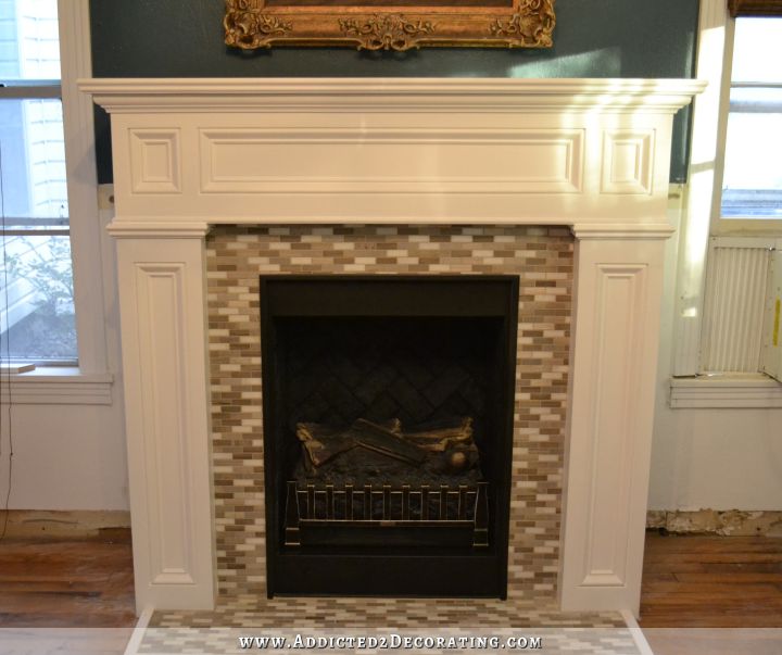Fireplace makeover - from Craftsman to Traditiona - 4
