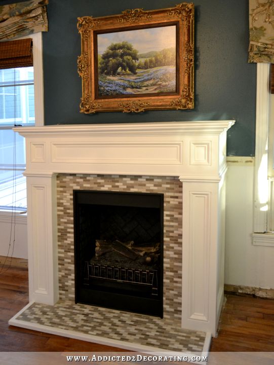 Fireplace makeover - from Craftsman to Traditiona - 5