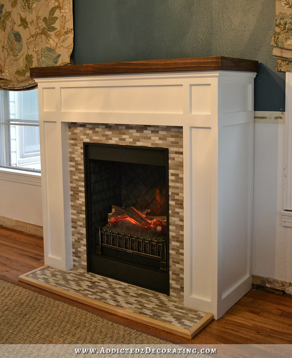 Built from scratch electric fireplace