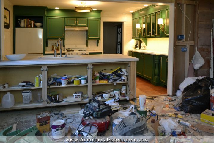 post remodel mess in the breakfast room - 7
