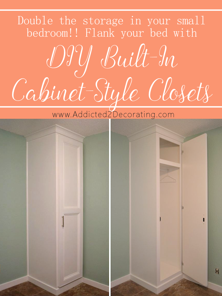 Diy How To Build Cabinet Style Closets To Flank Your Bed Double