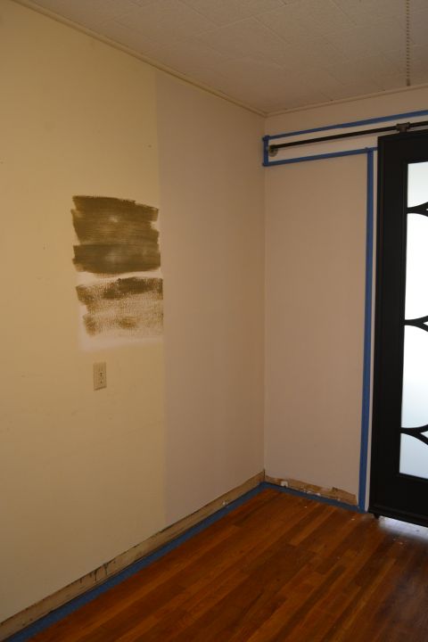 faux grasscloth painted wall treatment - 3 - resized