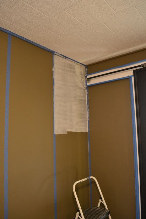 faux grasscloth painted wall treatment - 6 - resized