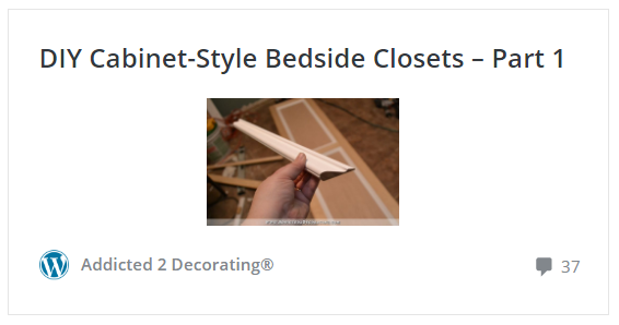 DIY tutorial - How to make bedside cabinet-style closets to flank a bed - Part 1