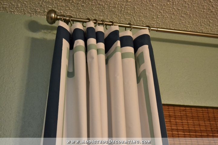 DIY Curtains With Painted Design