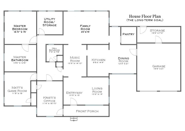house floor plan - future plan