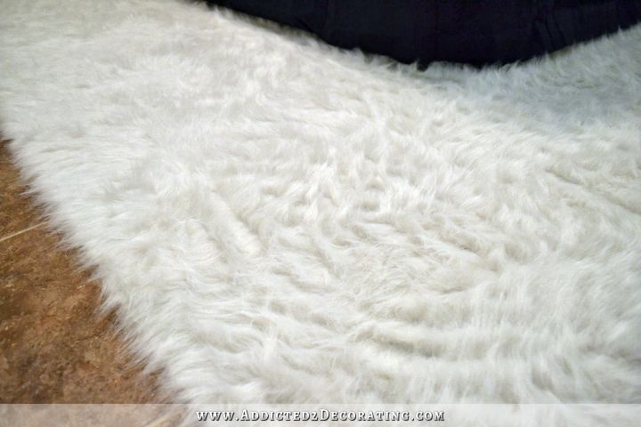 DIY Faux Fur Rug (How To Fake A Flokati)