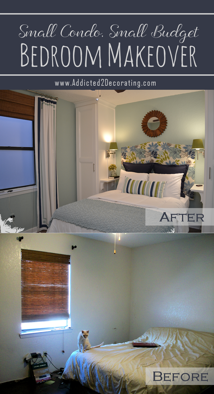 Small Condo Small Budget Bedroom Makeover Before After