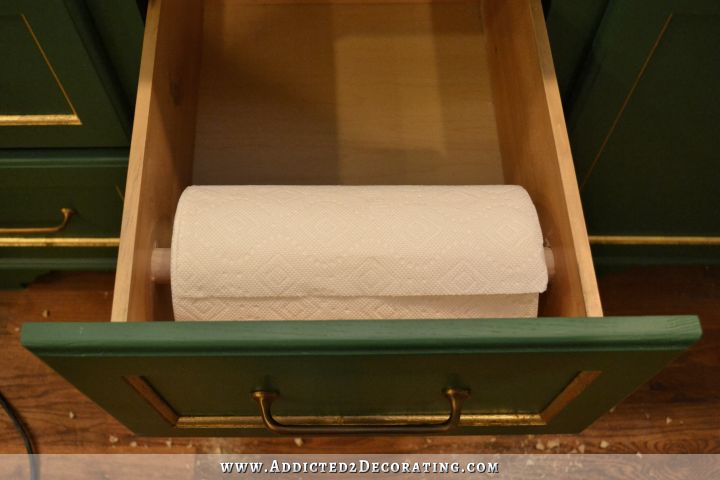 Built In Paper Towel Holder Design Ideas