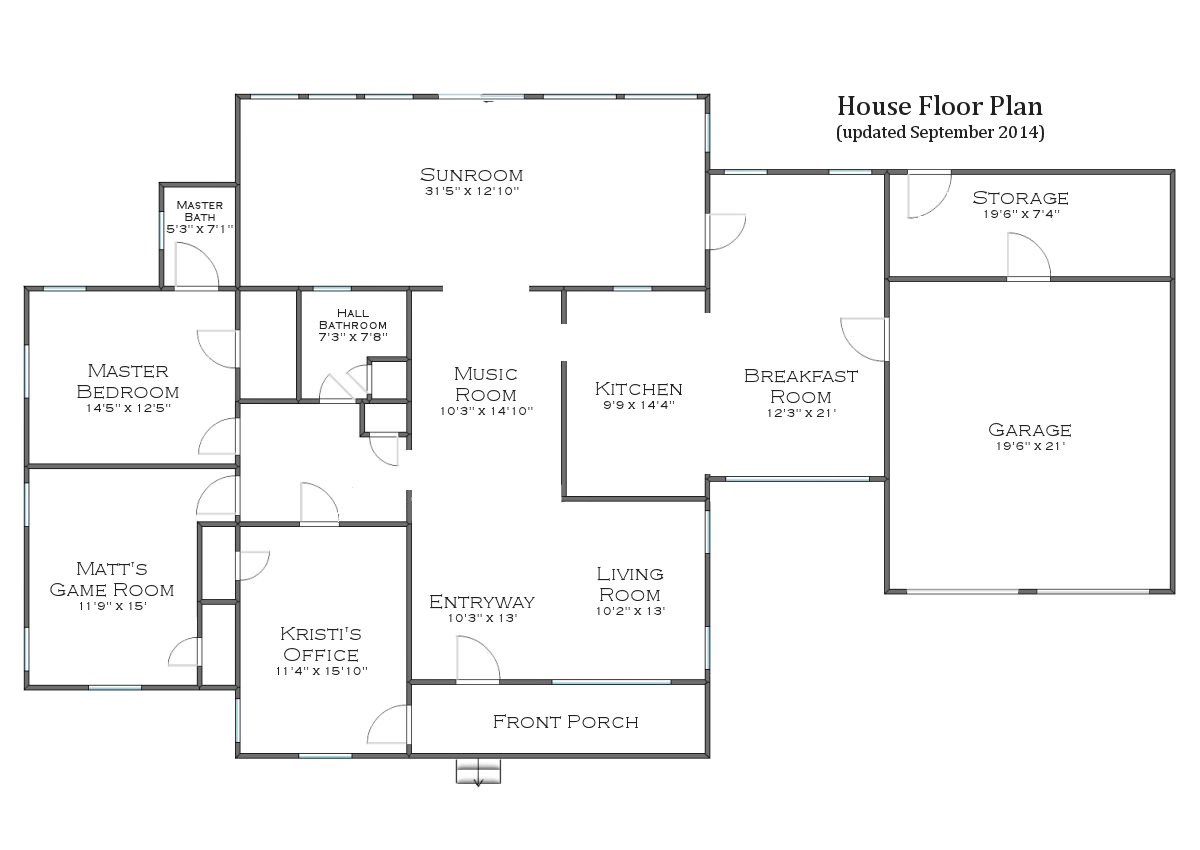 house floor plan - 9-2014