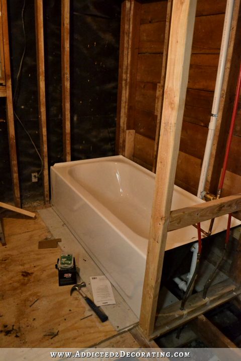 new bathtub and plumbing 1