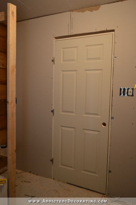 Re-framing my bathroom doorway on a load bearing wall