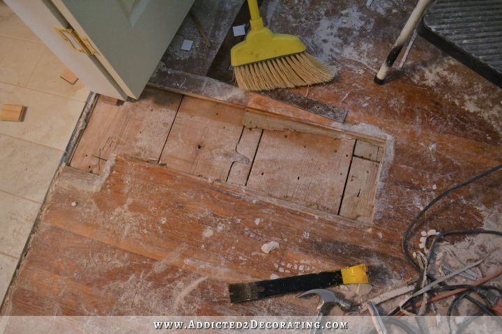 Patched Hardwood Floor 2