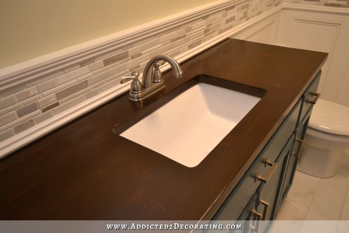 New Bathroom Fixtures (Plus, A New Wall Color!)