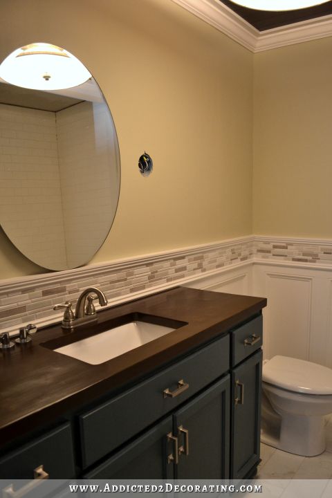 build.com faucet, sink and wall mirror